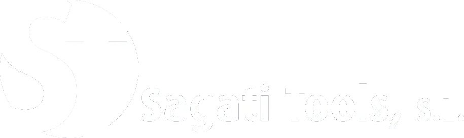 sagati tools logo blanco