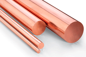 Electrodo cobre macizo